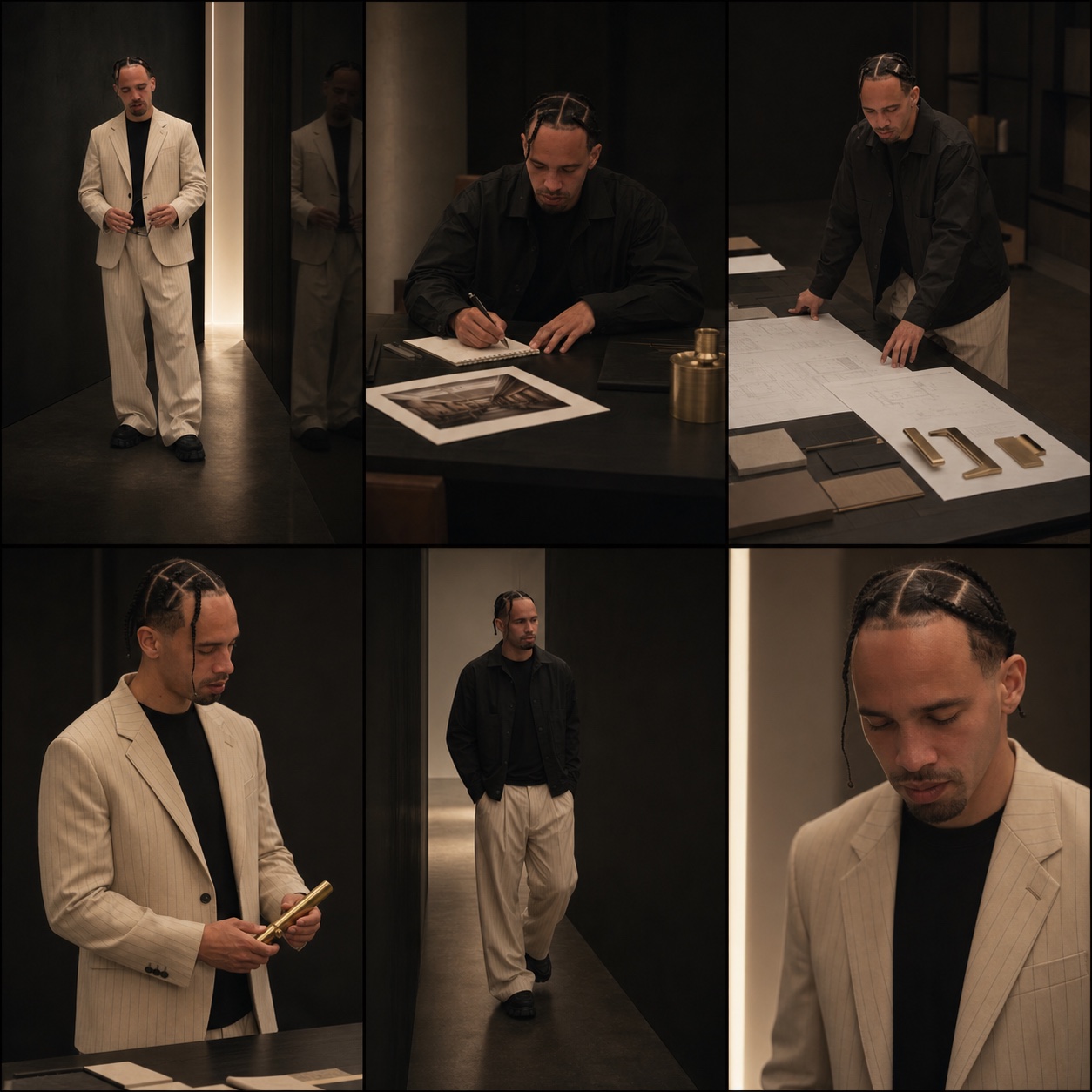 Christian King executive fashion and operations vision board